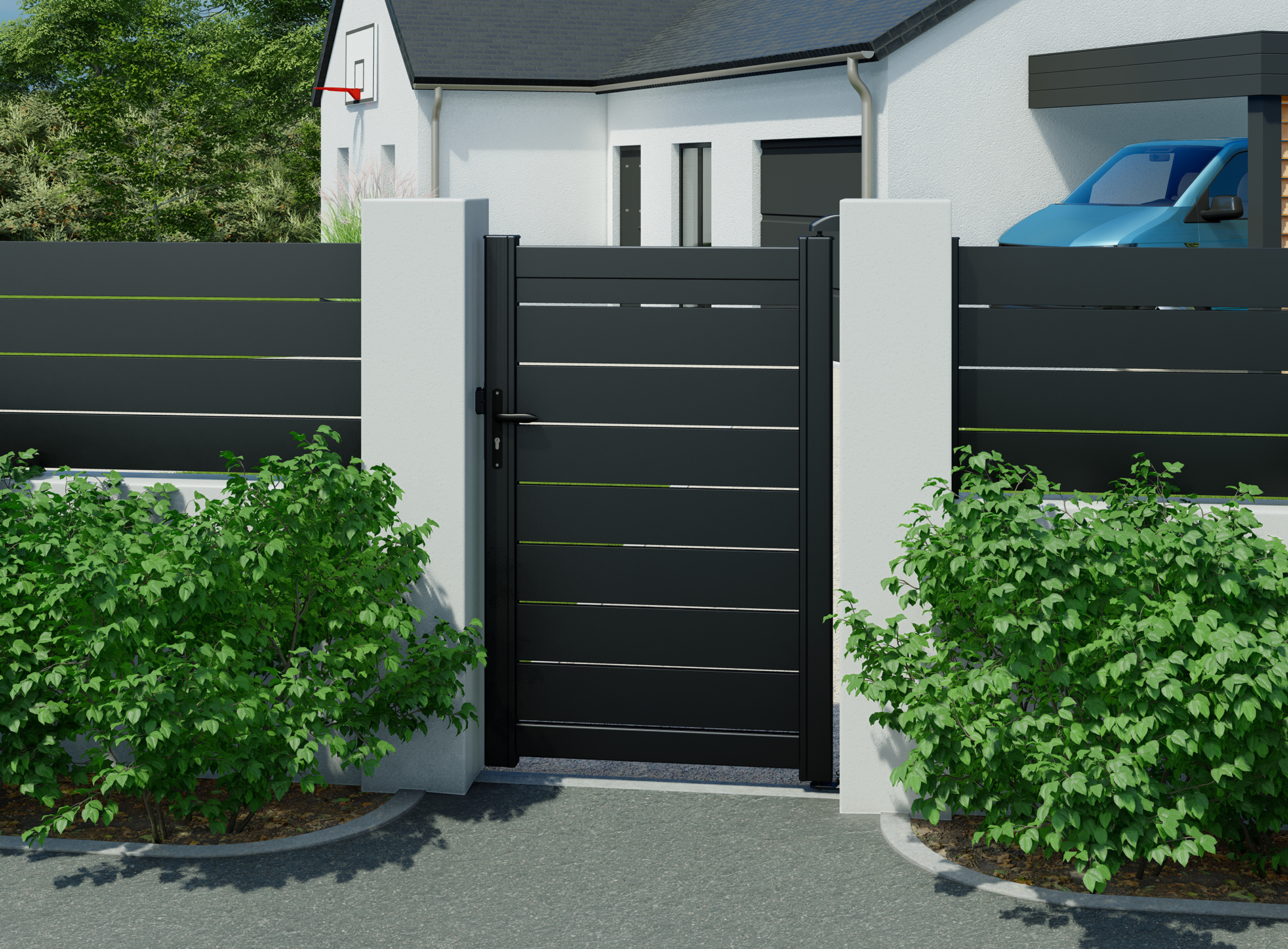 Klos Up portillon BONO 1040 x 1515 Noir Sable 2100