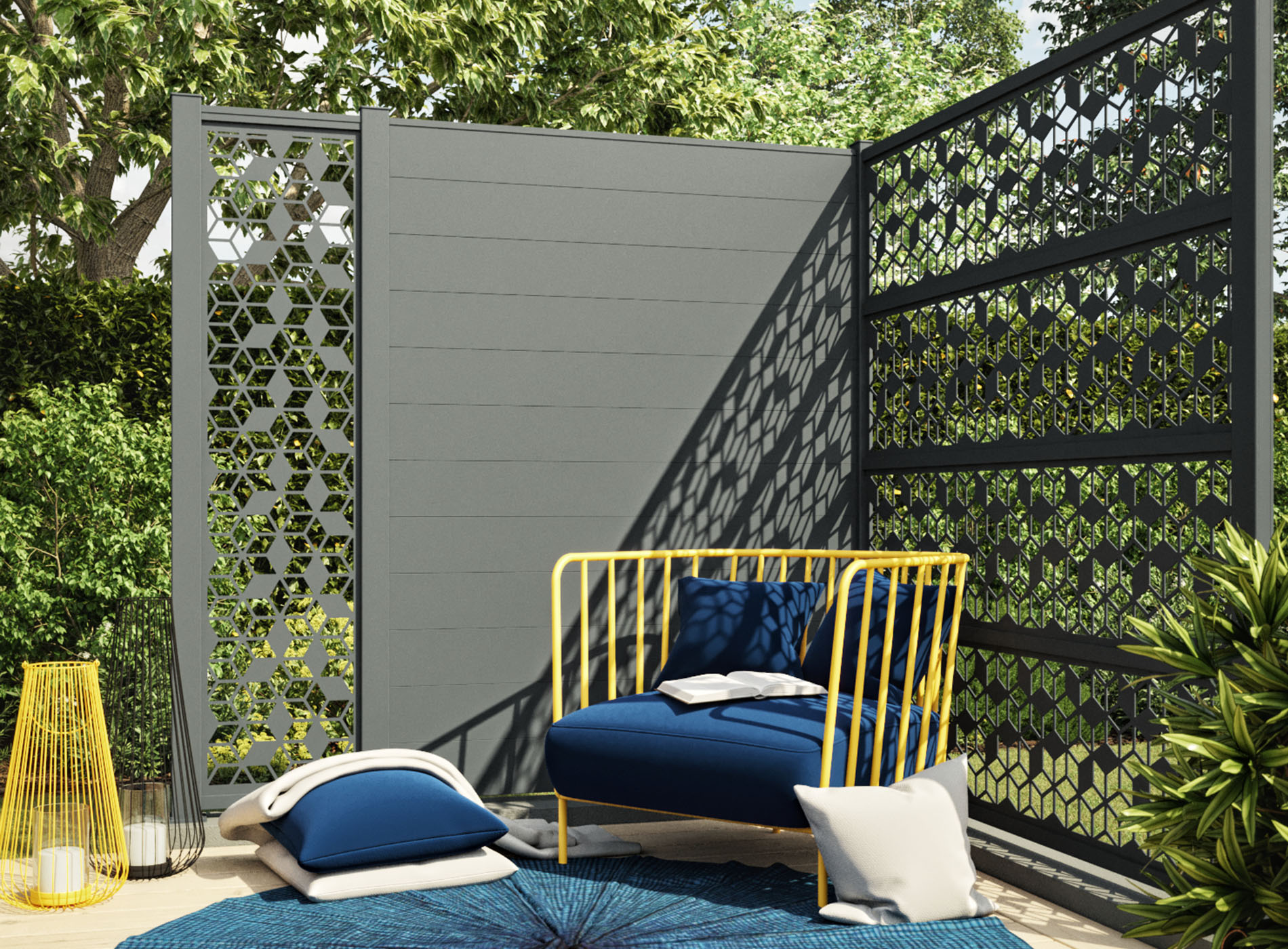Décor GRAFIK gris sablé 2900