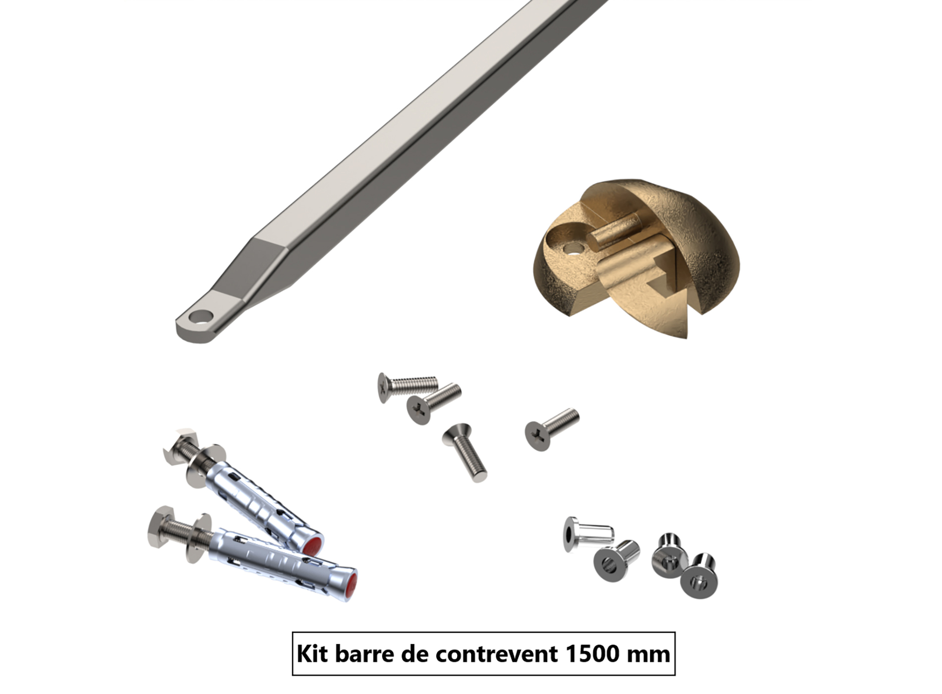 KIt barre de contreventement 1500 mm