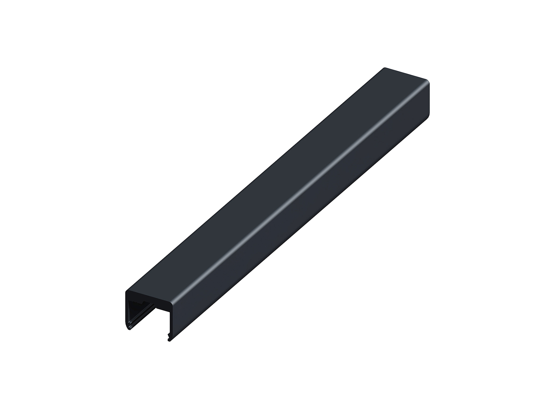Profil U de finition gris zinc 7016