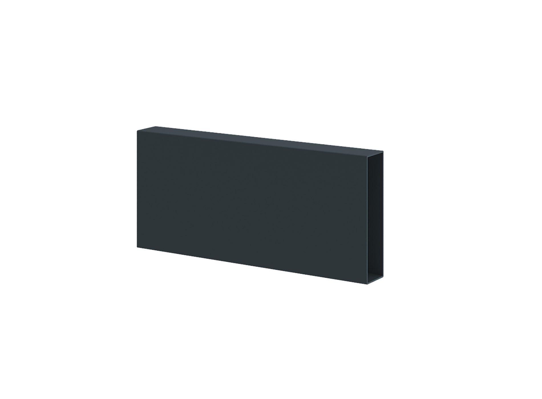 lame aluminium ajourée Gris zinc 7016