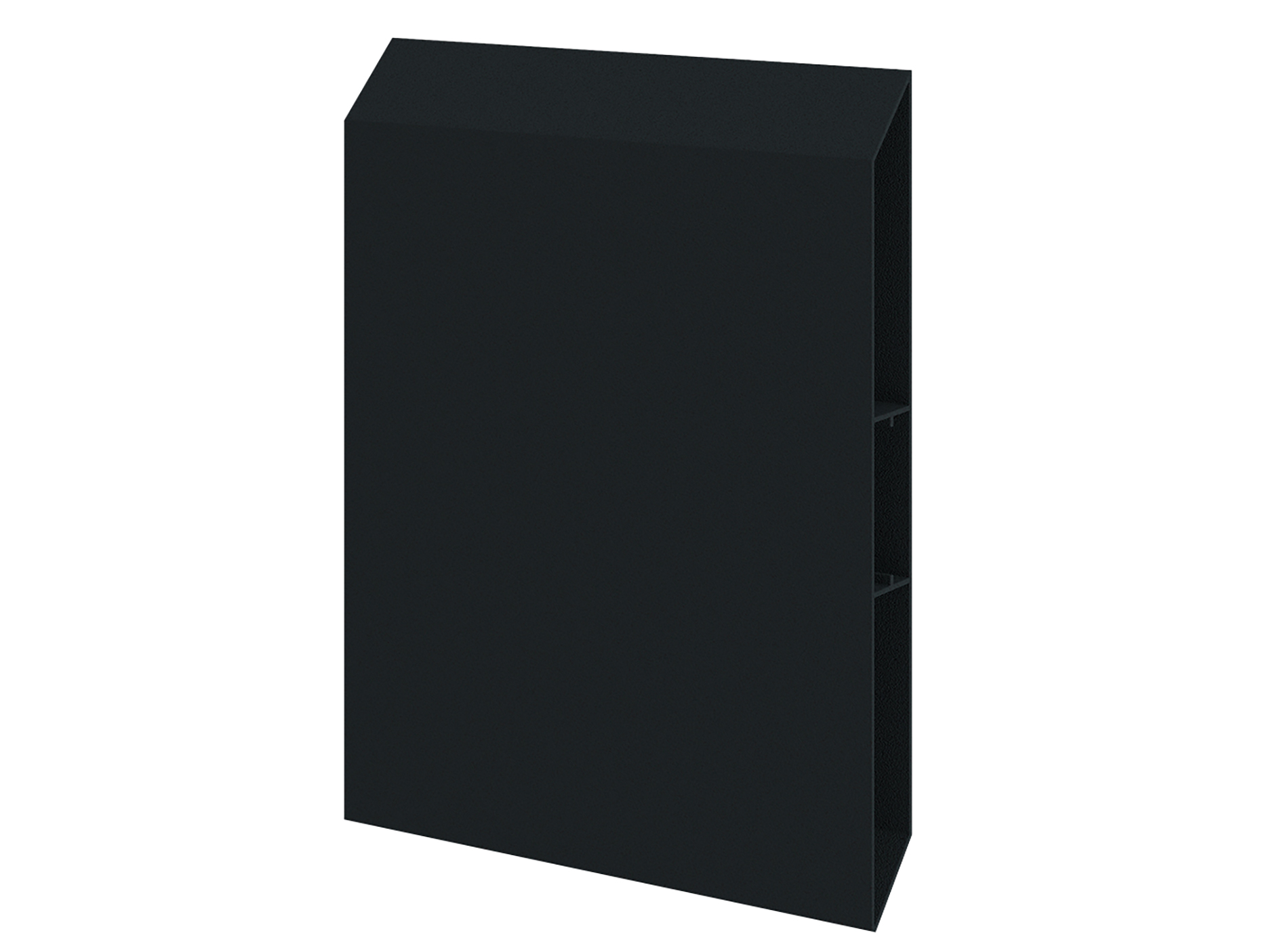 Lame aluminium persienne 255 mm Noir sablé 2100