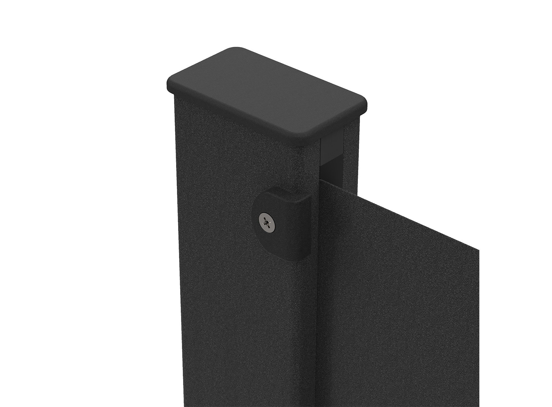Klos Up Antivol pour clôture – Noir Sablé 2100S (lot de 2)