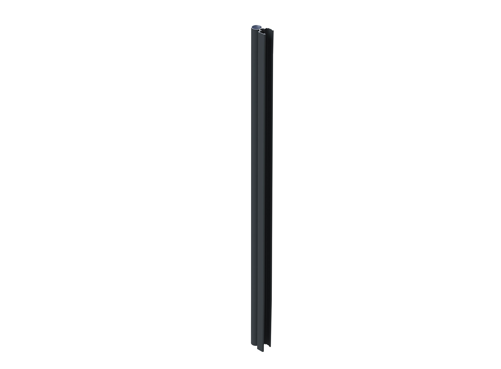 Klos Up Profil d'angle ouvert Ht 1860 mm - Gris Zinc 7016