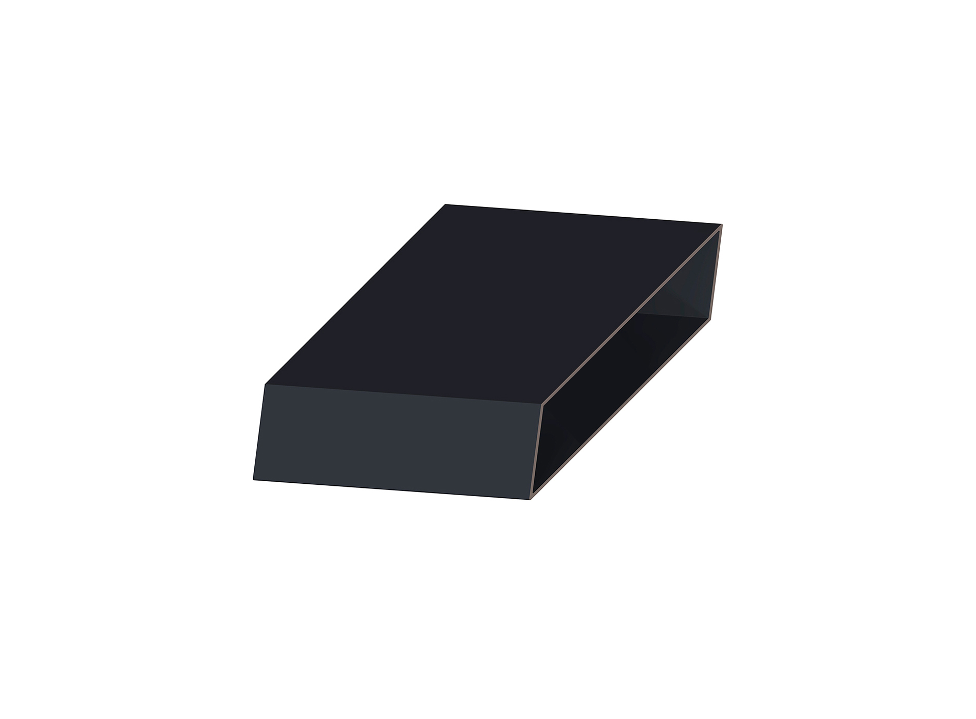 Lame aluminium persienne 130 mm, Gris Zinc 7016