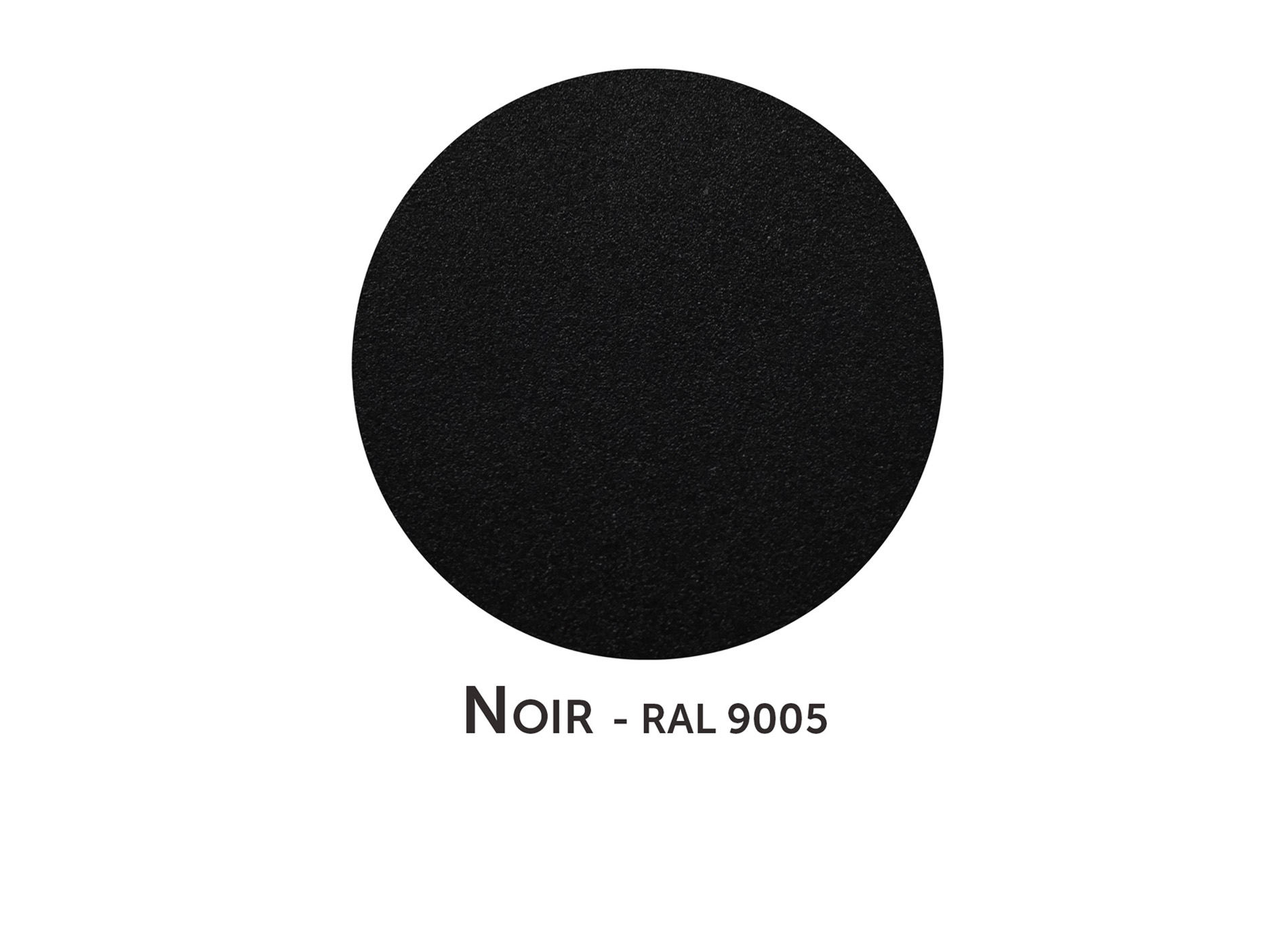 Coloris Noir 9005C texturé